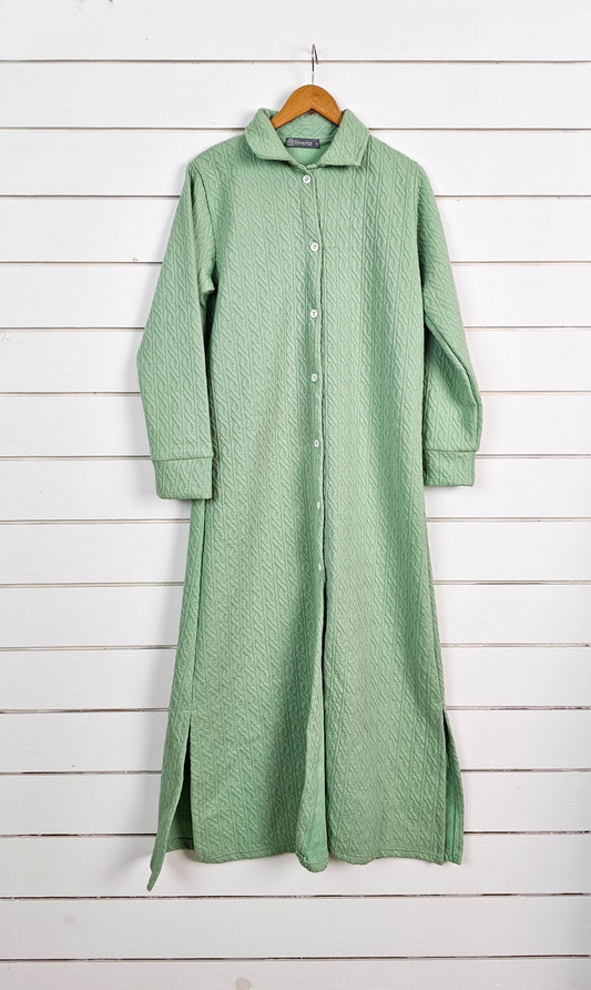 Plain Buttoned Women Nightgown