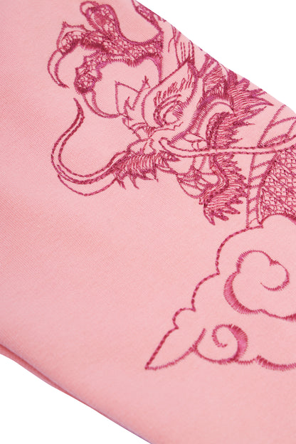 Dragon Embroidered Women Pant Set